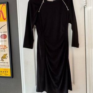 Banana Republic Black Long Sleeve Dress